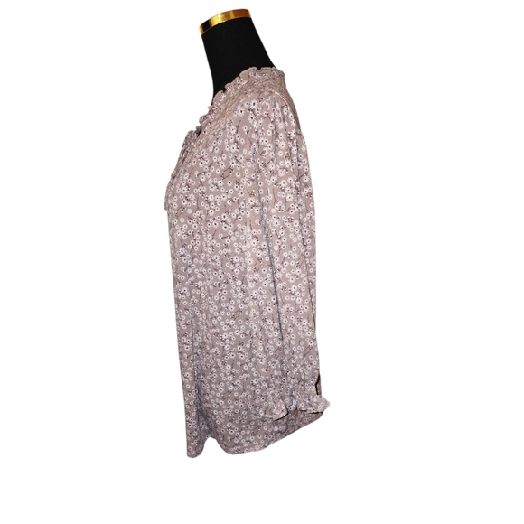 Adrianna Papell Floral Pink Blouse - Picture 2 of 3